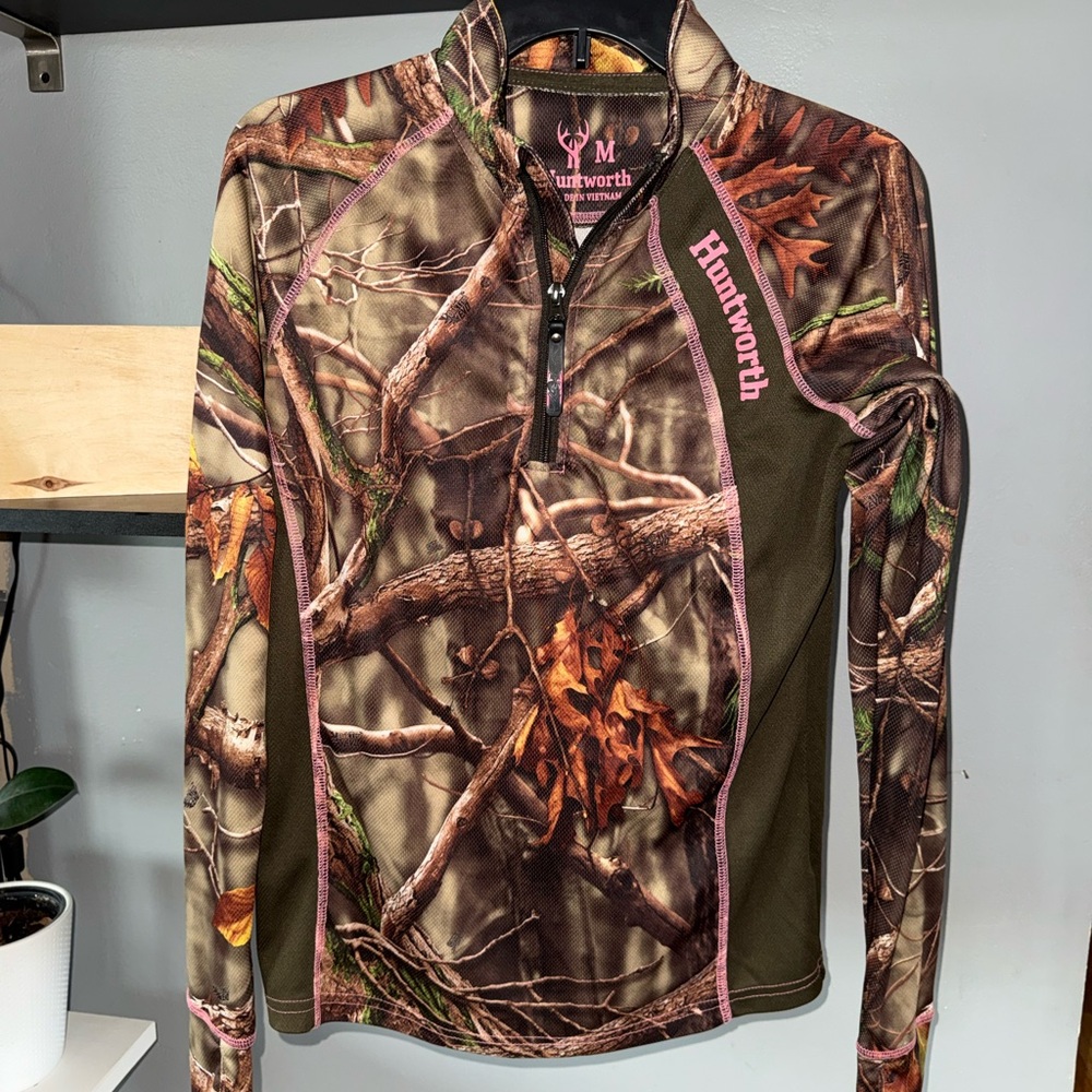Huntworth Women's Camouflage Long Sleeve Top